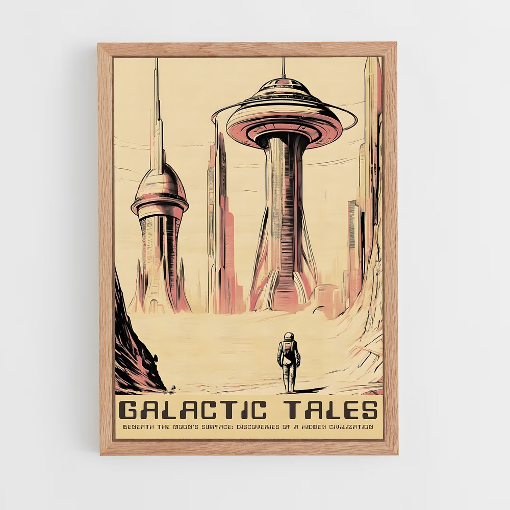 Poster sublime illustration de science-fiction – affiche Art spatial (vue 4)